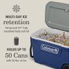 Coleman 316 Series Insulated Portable Cooler with Heavy Duty Wheels, Leak-Proof Wheeled Cooler with 100+ Can Capacity